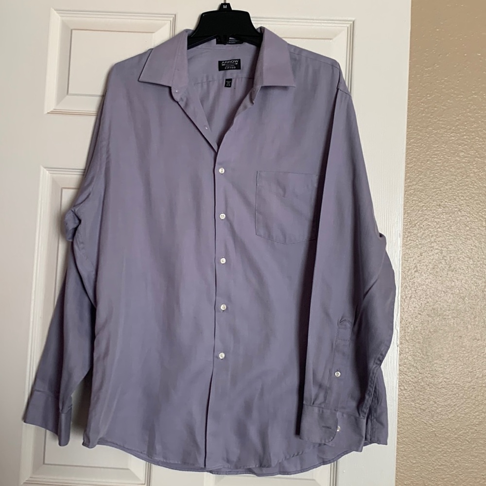 Arrow baby blue long sleeve shirt